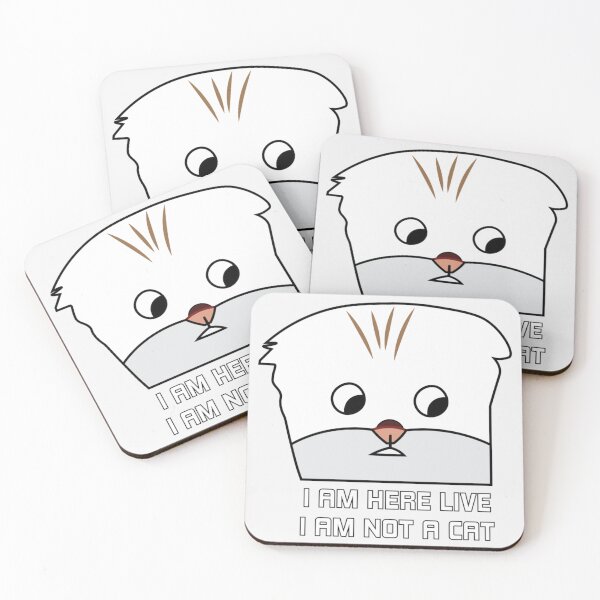 Item preview, I Am Here Live I Am Not A Cat  Lawyer Cat 124 designed and sold by kennethsteele12.