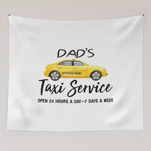 Item preview, Dad’s Taxi Service Open 24 Hours A Day 7 Days A Week Gift For Dad  designed and sold by AMERZAGUE DESIGN.