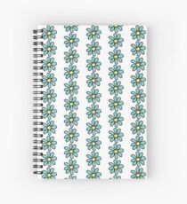 Green Flower Spiral Notebook