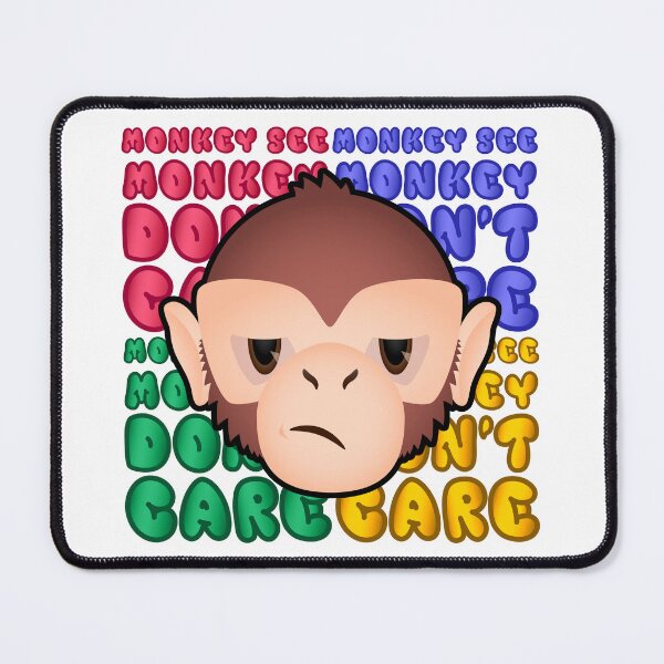 Item preview, Monkey See, Monkey Don't Care designed and sold by jpenfield designs.