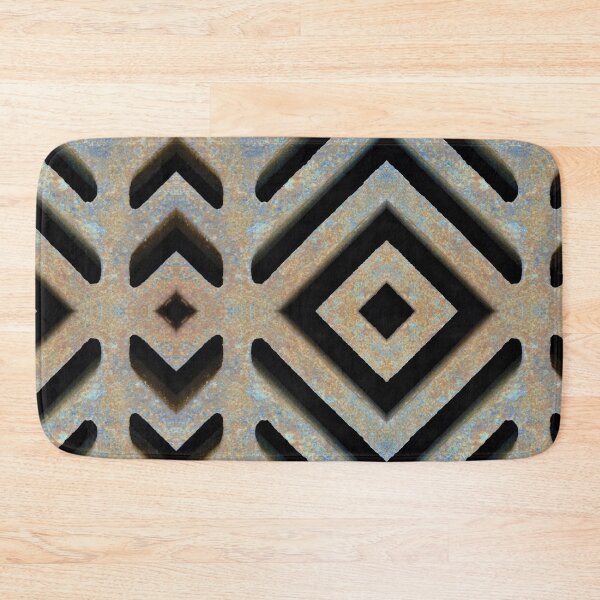 Item preview, Industrial Photograph, Steel Iron Cover Storm Drain designed and sold by H3designs.