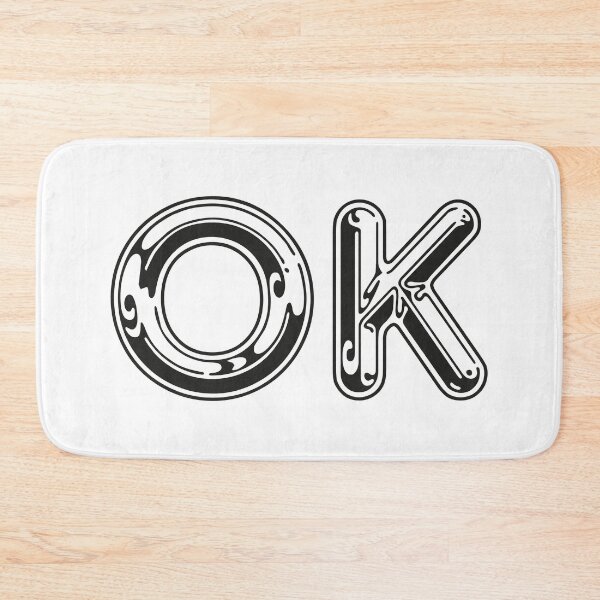 Item preview, Ok, text, typography, good vibes, motivational quote designed and sold by BONBcreative.