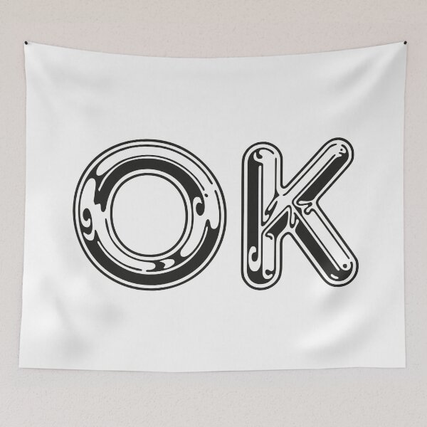 Item preview, Ok, text, typography, good vibes, motivational quote designed and sold by BONBcreative.