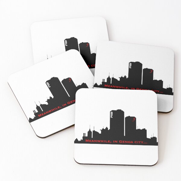 Item preview, “Meanwhile, in Genoa City...” Wisconsin Skyline - White Background designed and sold by PawsitiveMum.