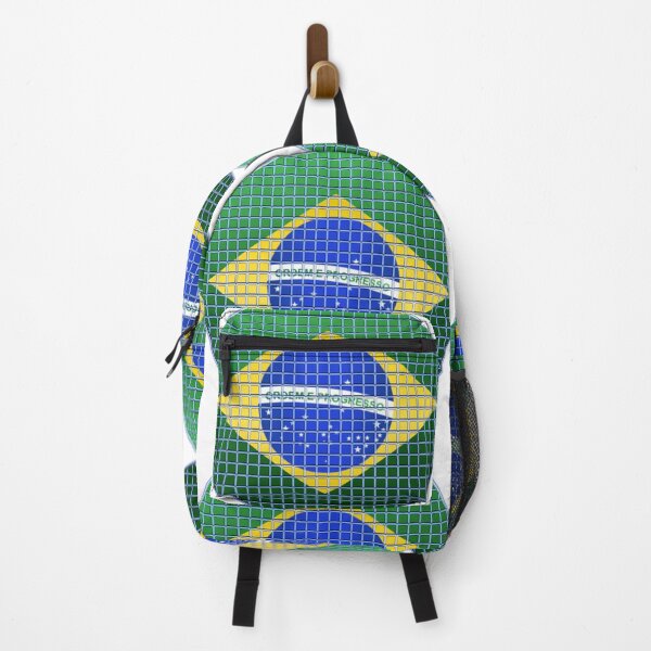 Item preview, Brazil Flag Rounded - Squares Pixel designed and sold by MoonElite.