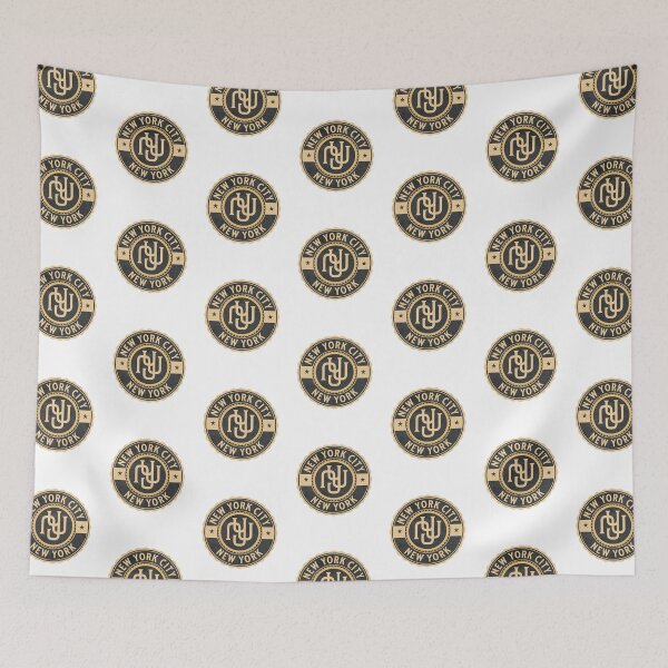Item preview, New York City - Vintage circular badge design with grunge textures overlay designed and sold by Rhu Creations.