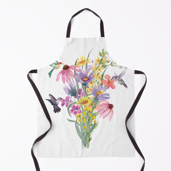Item preview, Hummingbird Bouquet in Watercolor designed and sold by tomorrowsart.