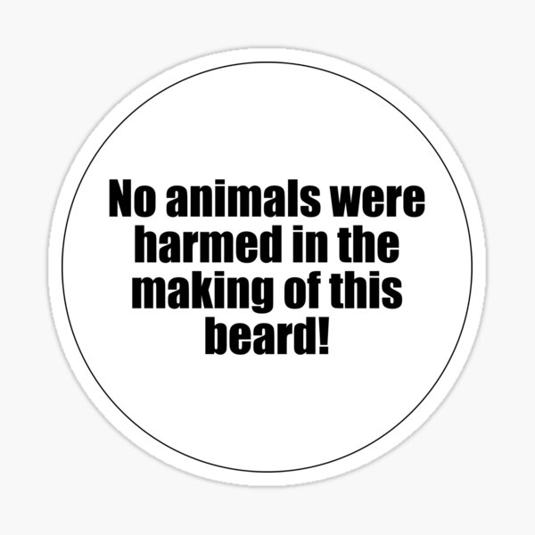 No Animals Harmed Stickers for Sale | Redbubble No Animals Harmed Stickers for Sale | Redbubble