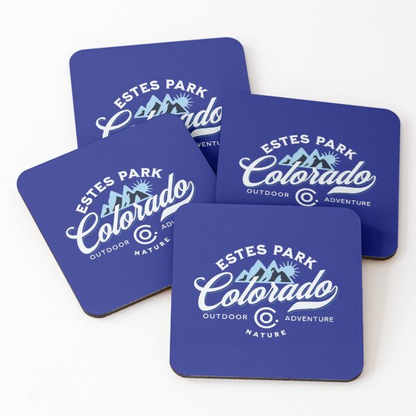 Item preview, Rocky Mountains Vintage Estes Park Colorado designed and sold by CattlettArt.