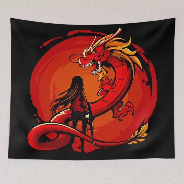 Item preview, Girl and Dragon designed and sold by HotelAlfaPapa.