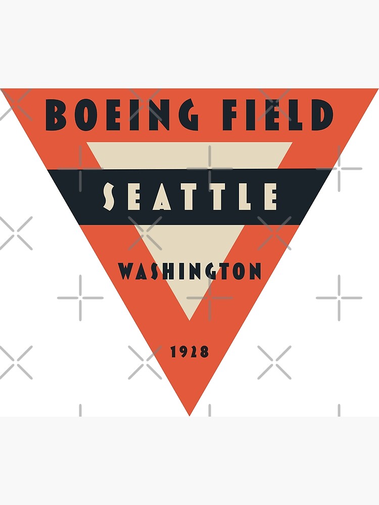 "Boeing Field Seattle" Poster for Sale by AvGeekStuff Redbubble