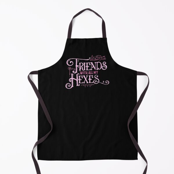 Item preview, Friends with All My Hexes - Pink on Black designed and sold by AliceQuinn.