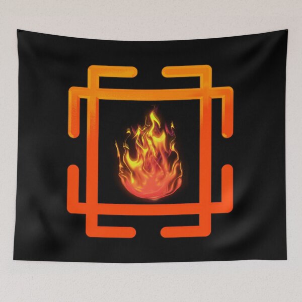 Aperçu de l'œuvre Symbolisme ancien Art symbolique avec le feu et la flamme créée et vendue par Joolsd.