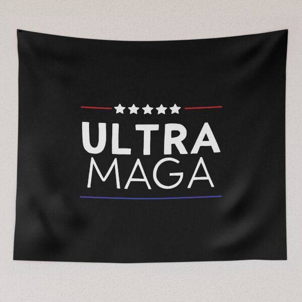 Item preview, Funny Patriotic Tee | Ultra MAGA print designed and sold by Merchking1.