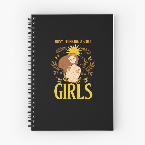 Item preview, Busy Thinking About Girls Funny Lesbian designed and sold by GeeHanz.