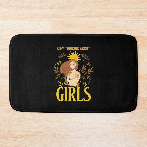 Item preview, Busy Thinking About Girls Funny Lesbian designed and sold by GeeHanz.