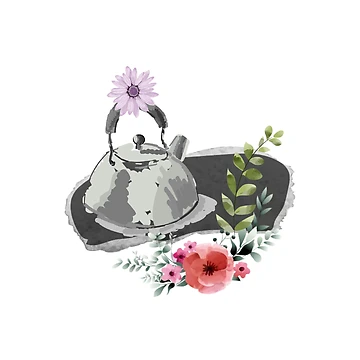 Artwork thumbnail, Spring Tea Pot by GraphicsClub