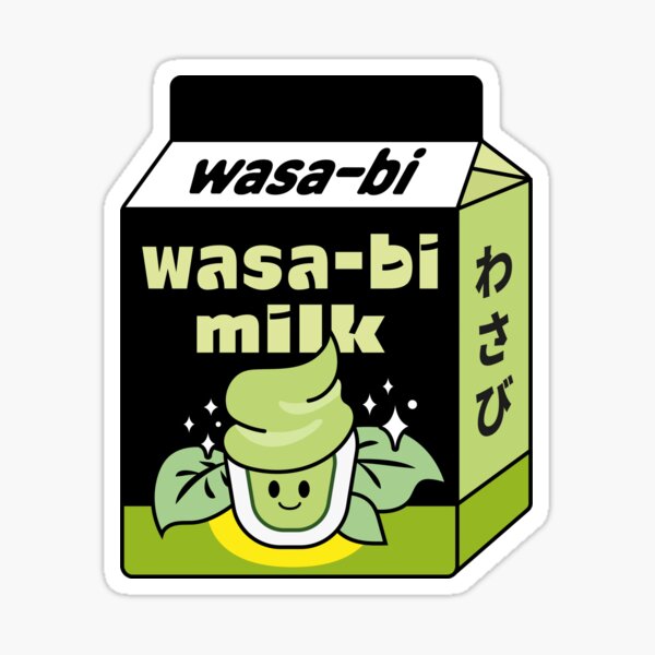 Wasabi Milk Sticker