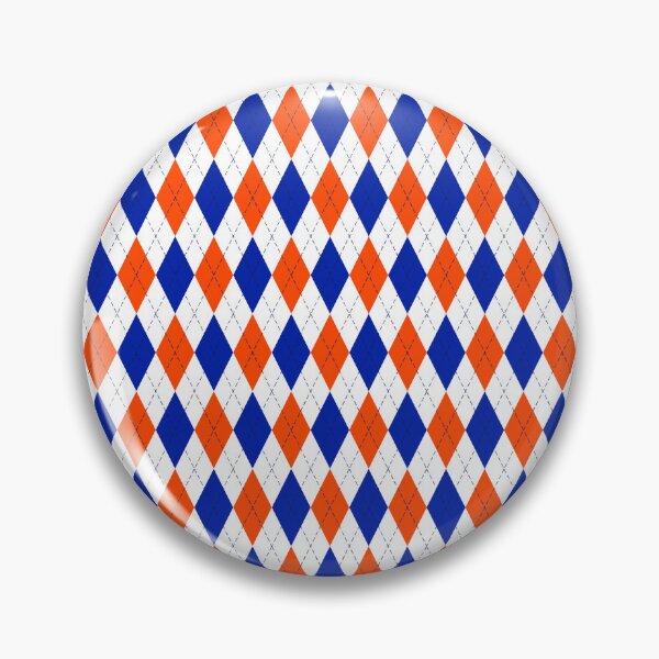Item preview, Orange and Blue Traditional Argyle All Over Print designed and sold by Candice Davis.