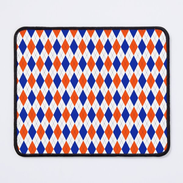 Item preview, Orange and Blue Traditional Argyle All Over Print designed and sold by Candice Davis.