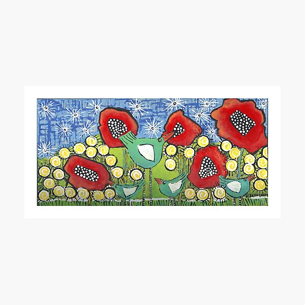 Item preview, Poppy Birds  designed and sold by Kari LeMay.