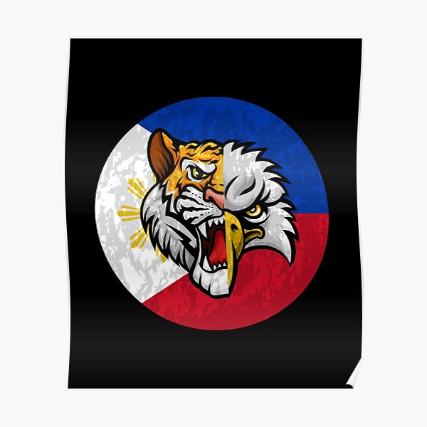 Póster «El tigre y el águila de Filipinas.» de JockArts | Redbubble