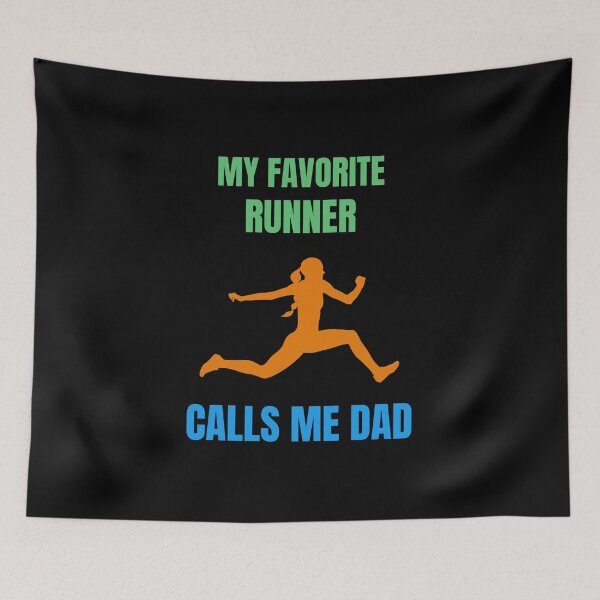 Item preview, My Favorite Runner Calls Me Dad, Funny Father's Day Design designed and sold by HermoTees.
