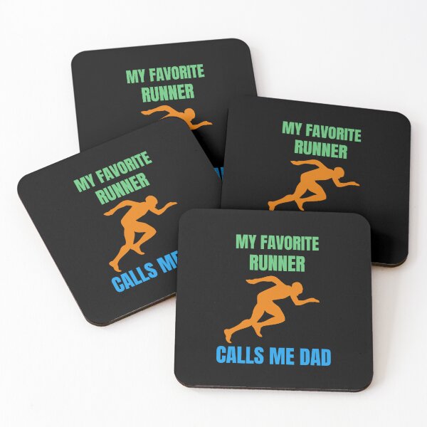 Item preview, My Favorite Runner Calls Me Dad, Funny Father's Day Design designed and sold by HermoTees.