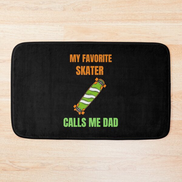 Item preview, My Favorite Skater Green Calls Me Dad, Funny Father's Day Design designed and sold by HermoTees.