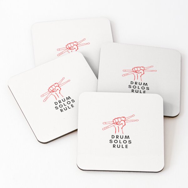 Item preview, Drum Solos Rule, white t-shirts, mugs and more! designed and sold by JCMCDesigns.