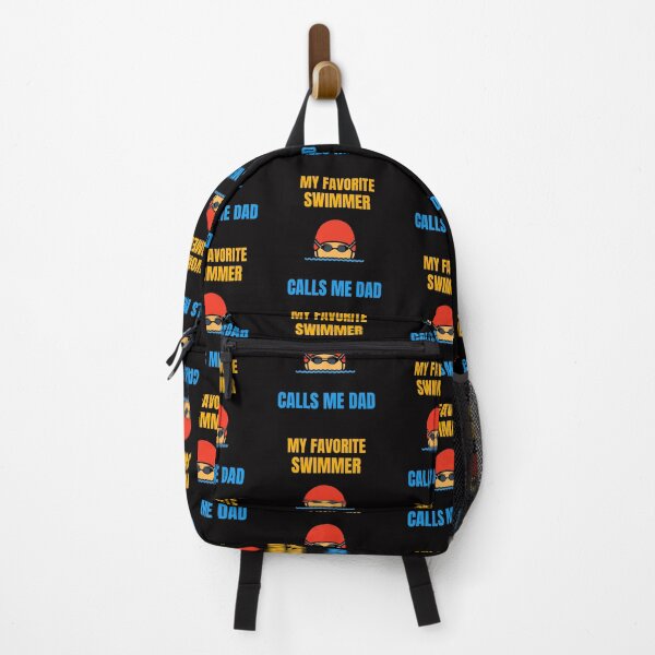 Item preview, My Favorite Swimmer Calls Me Dad, Funny Father's Day Design, light-skinned designed and sold by HermoTees.