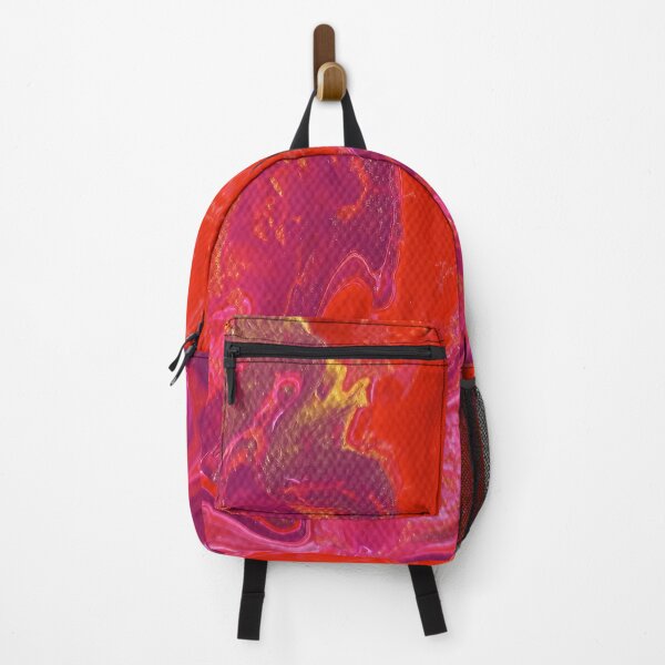 Item preview, Reddish Purple Fluid Acrylic Artwork designed and sold by Oonward2021.