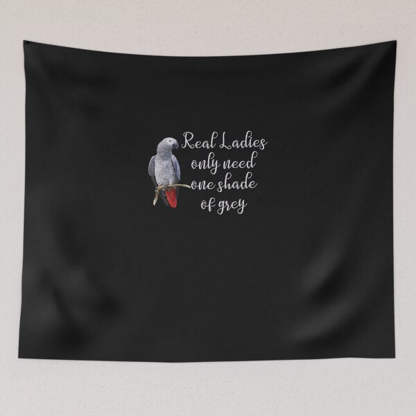 Item preview, African Gray Parrot Funny Saying Long Sleeve designed and sold by viskersmkicke.