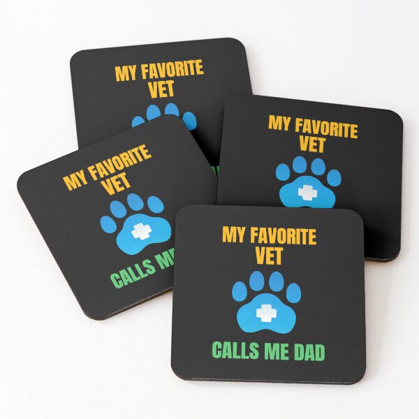 Item preview, My Favorite Vet Calls Me Dad, Funny Father's Day Design designed and sold by HermoTees.