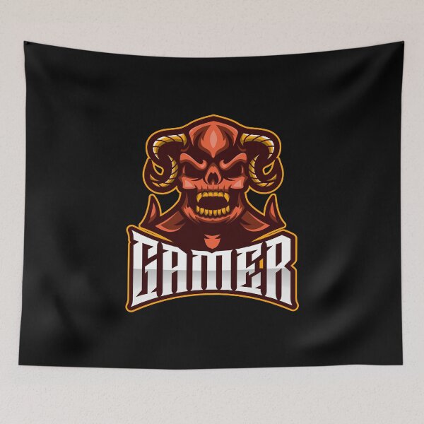 Item preview, Gamer with Aggressive Demon designed and sold by PRIVARSHU.