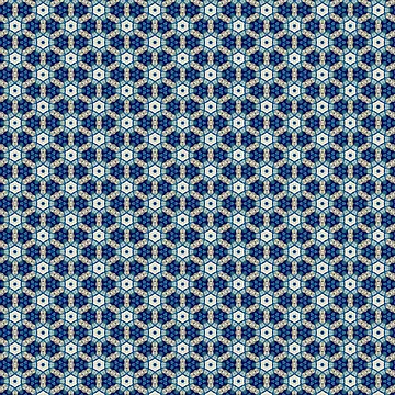 Artwork thumbnail, Blue Crystals Rocks Pattern by Magartes