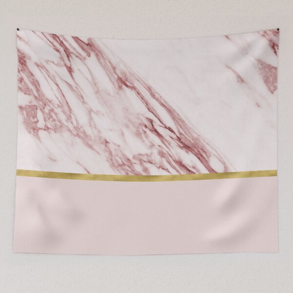 Item preview, Alabaster rosa & gold on blush designed and sold by marbleco.