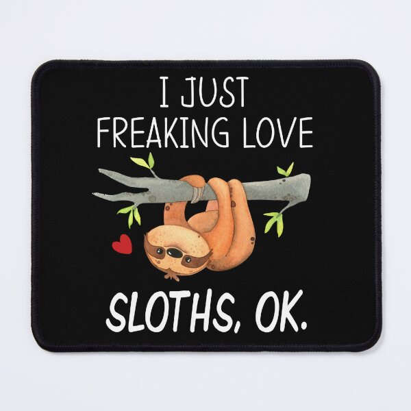 Item preview, I Just Freaking Love Sloth Shirt designed and sold by SunsetGloww.