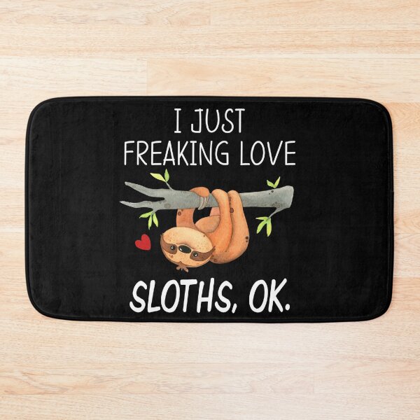 Item preview, I Just Freaking Love Sloth Shirt designed and sold by SunsetGloww.