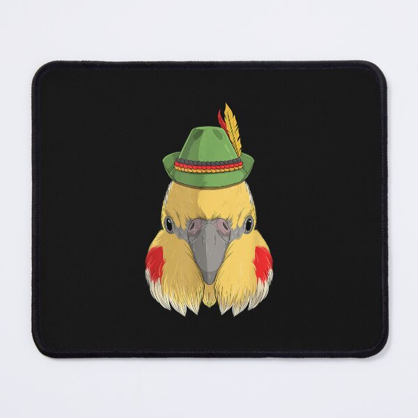 Item preview, Cockatiel Bird Oktoberfest German Bavarian Alpine Hat Parrot designed and sold by stirkzdhohne.