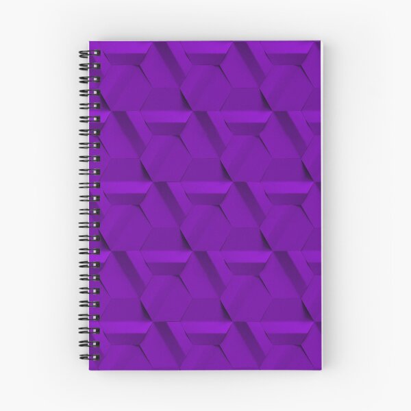 Item preview, Purple Hexagons designed and sold by Elisabeth Lucas.