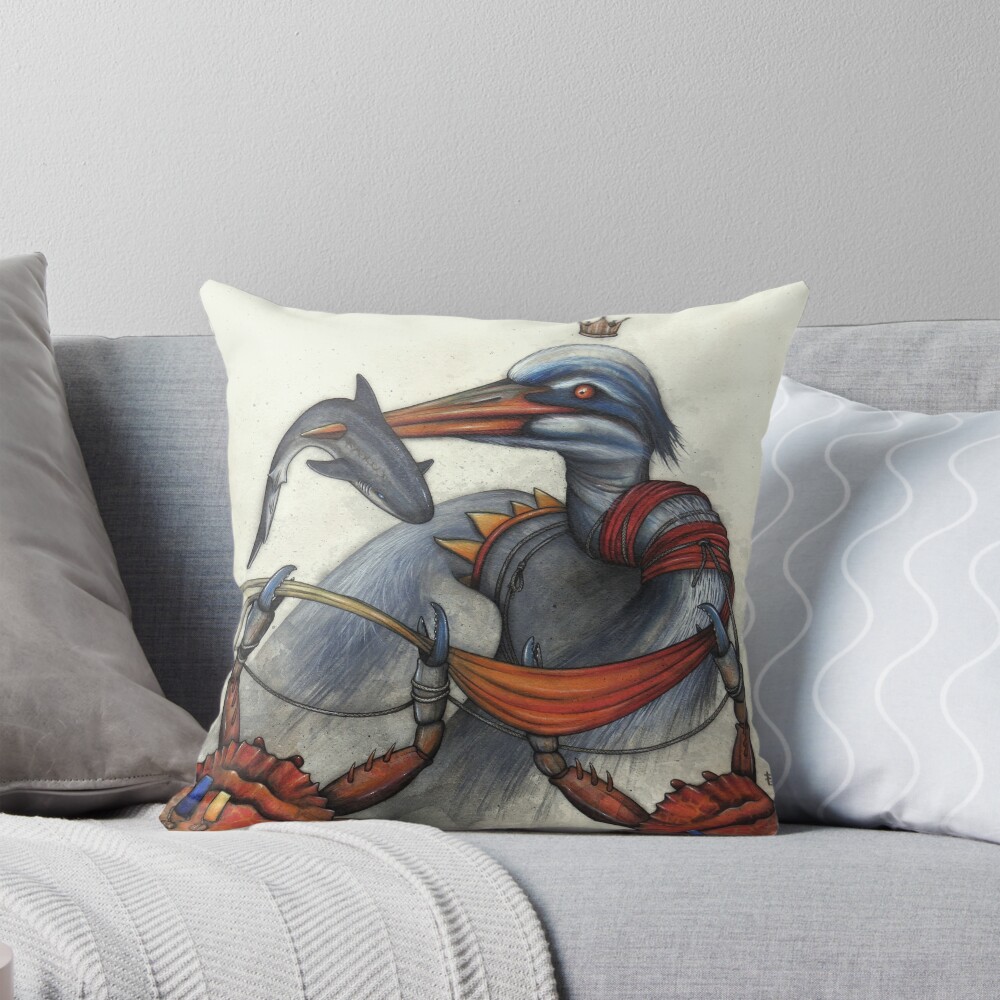 Item preview, Throw Pillow designed and sold by Firedrake.