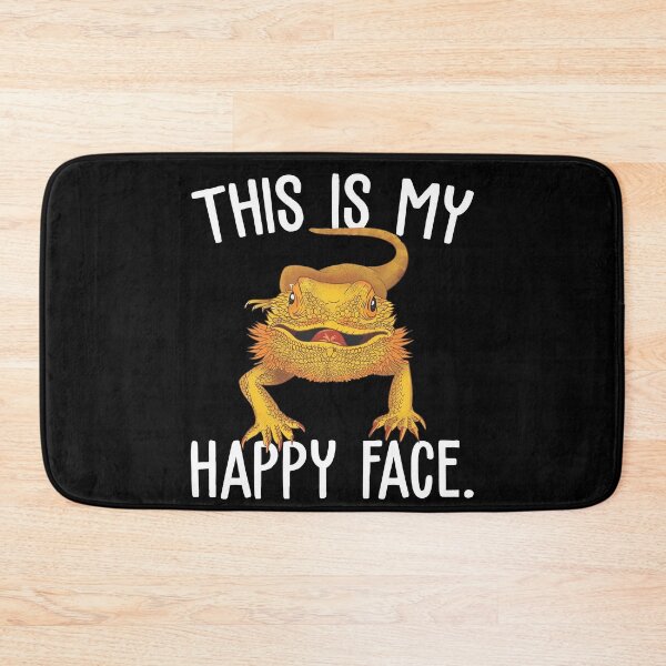 Item preview, Funny Bearded Dragon Shirt - This Is My Happy Face designed and sold by SunsetGloww.