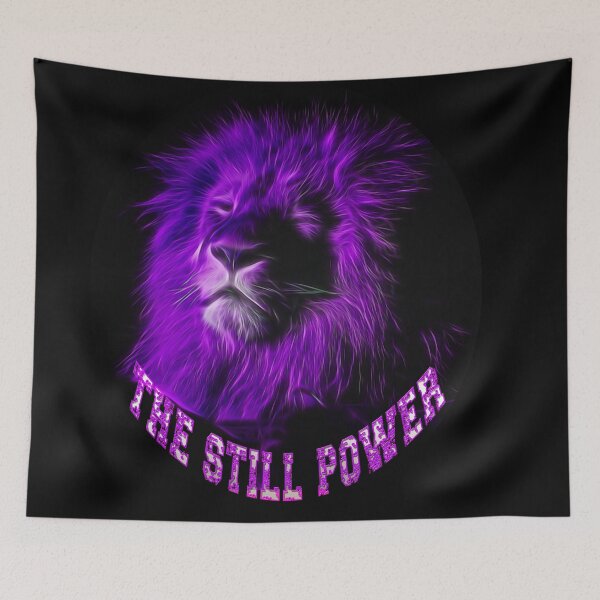 Item preview, Fluorescent purple lion designed and sold by Astralia.