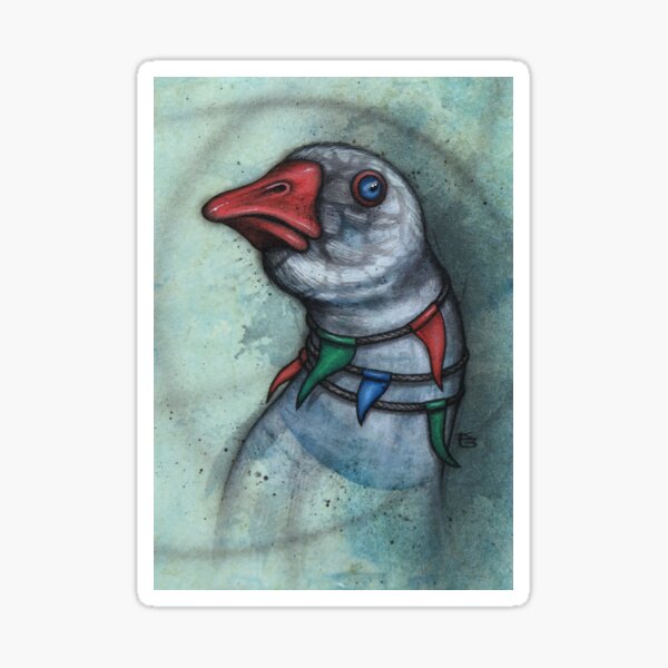 Item preview, Flag Goose designed and sold by A Curious Bestiary.