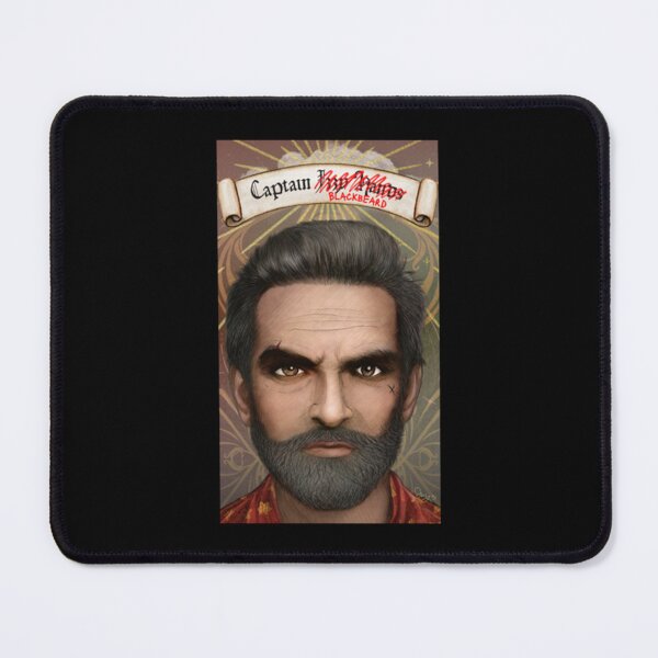Item preview, New Captain Blackbeard - izzy Hands Fan Art designed and sold by MurrderHusbands.