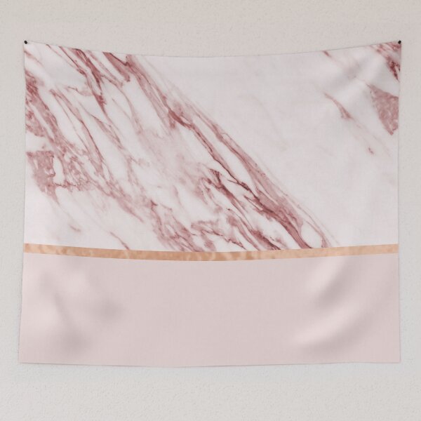 Item preview, Alabaster rosa & rose gold on blush designed and sold by marbleco.