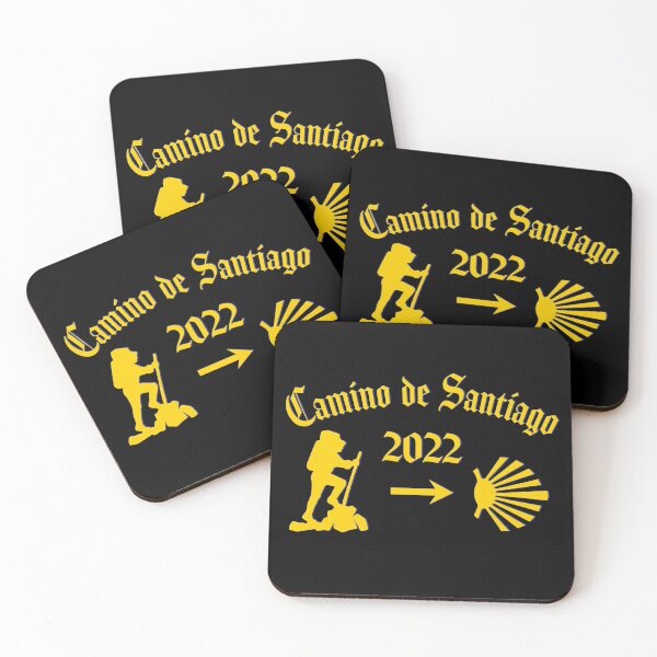 Item preview, Camino de Santiago 2022 Male Pilgrim Yellow Arrow Scallop Shell  designed and sold by Brasilia.