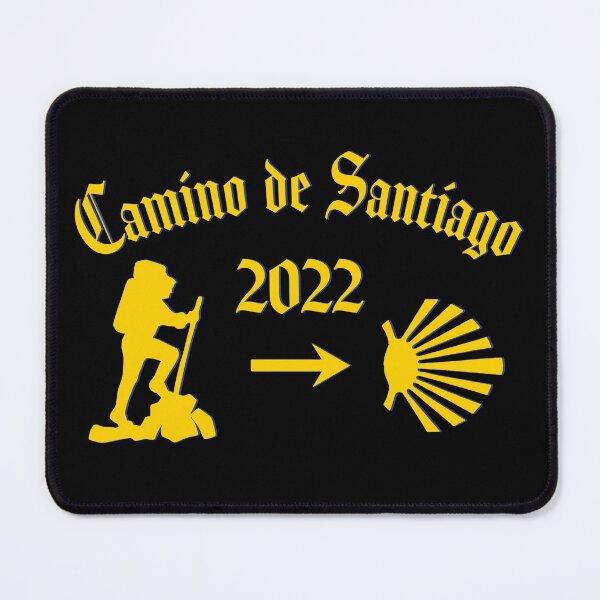 Item preview, Camino de Santiago 2022 Male Pilgrim Yellow Arrow Scallop Shell  designed and sold by Brasilia.