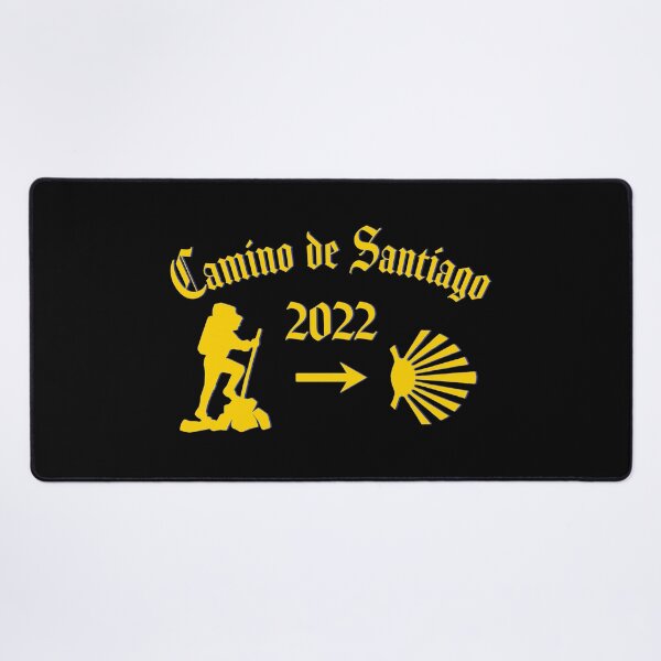Item preview, Camino de Santiago 2022 Male Pilgrim Yellow Arrow Scallop Shell  designed and sold by Brasilia.